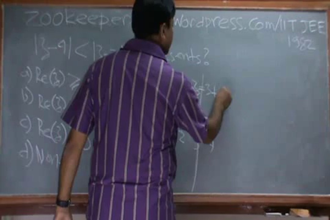 5 9 2 IIT-JEE-Complex Number-1982-mod of ( z - 4 ) less than mod of ( z -2 ) 23