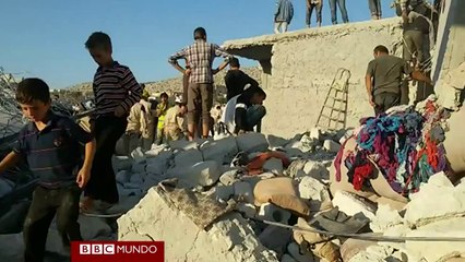 Primeras imágenes del ataque contra Estado Islámico en Siria