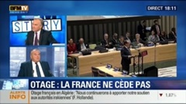 BFM Story: Otage français en Algérie: François Hollande ne cédera à aucun chantage - 23/09