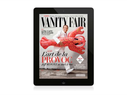 Jeff Koons est en Une de Vanity Fair