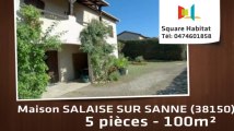 A vendre - Maison/villa - SALAISE SUR SANNE (38150) - 5 pièces - 100m²