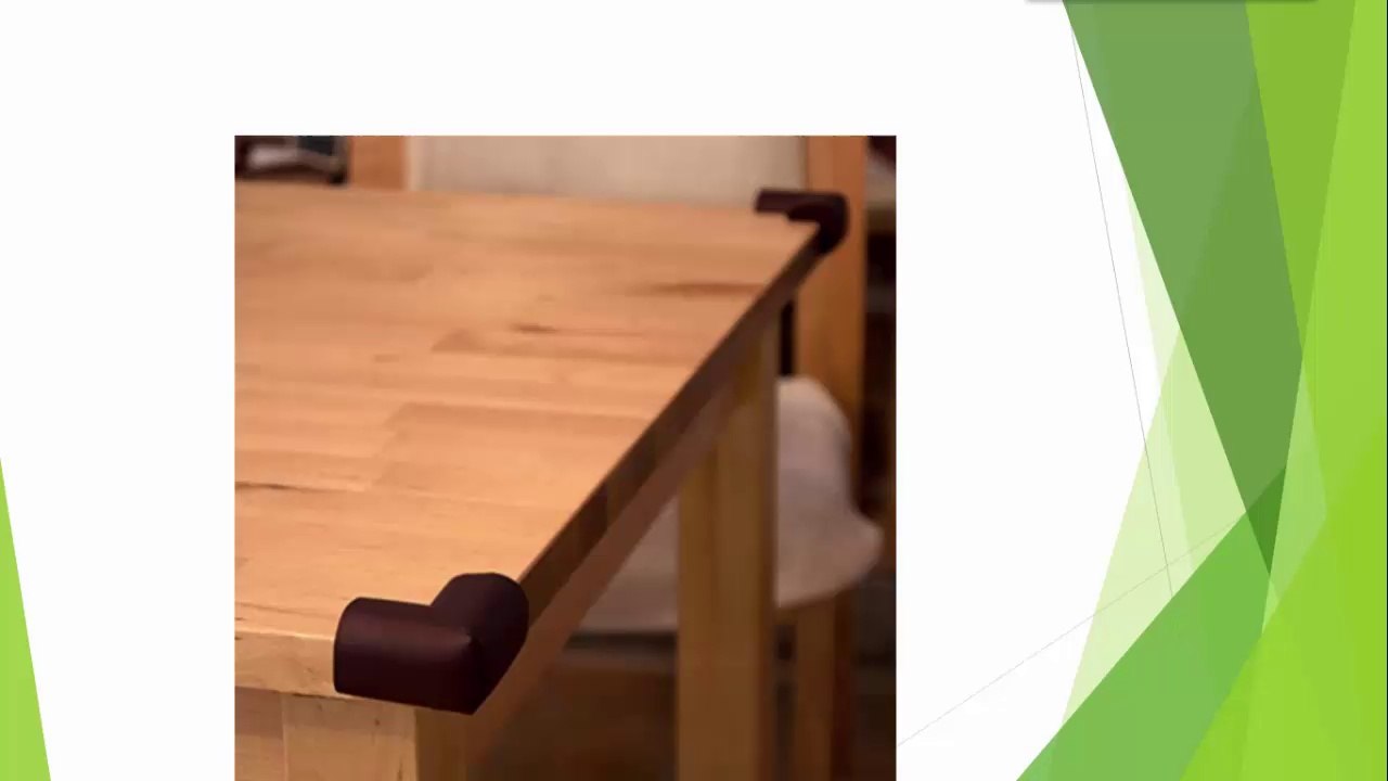 MIU COLOR Baby Safety Table Edge Corner 8PC (color: coffee)