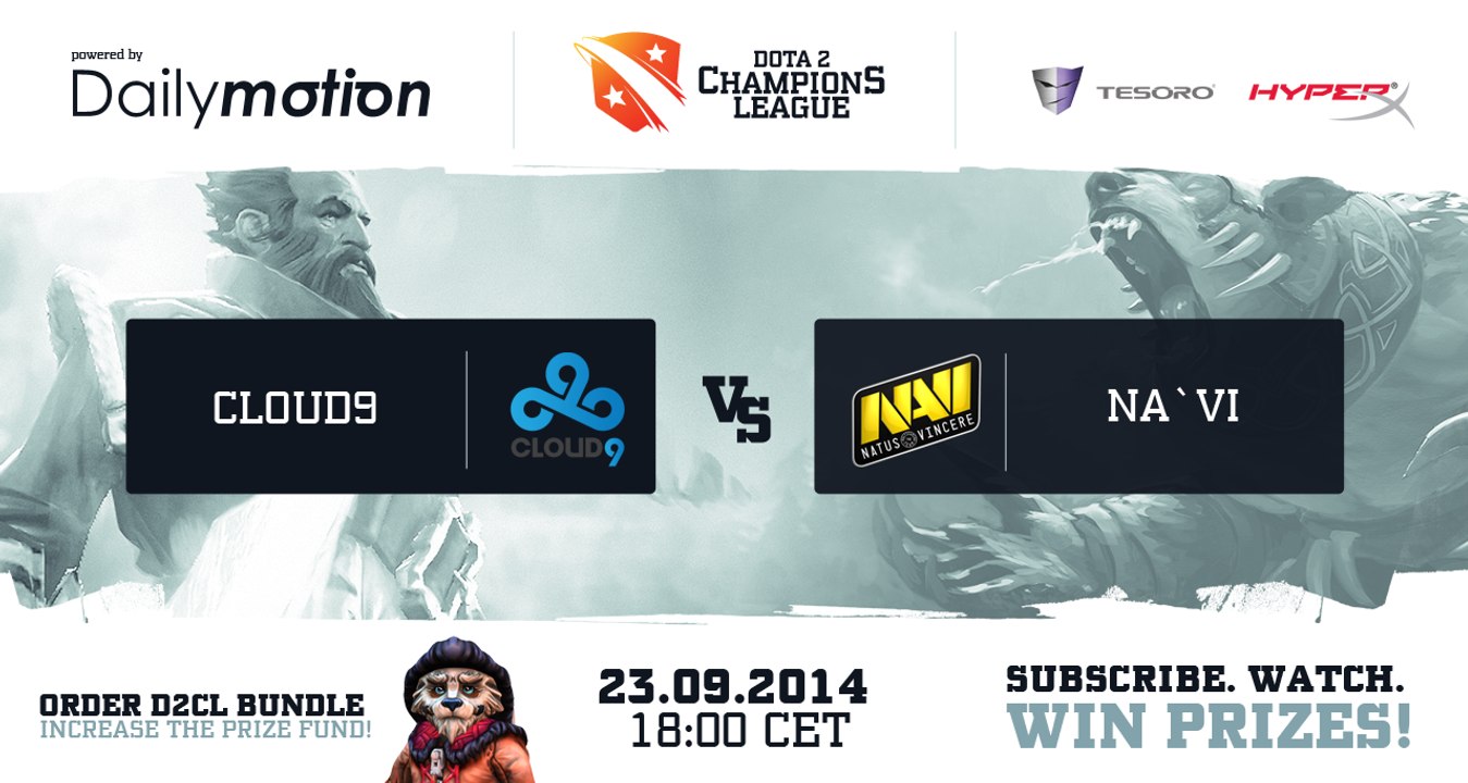 Na'Vi vs Cloud 9 Game 1 Part 2 - Dota 2 Champions League @TobiWanDOTA
