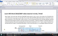 Making Assignment in MS Word 2010