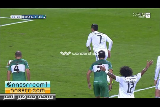 هدف #ريال_مدريد الرابع ضد #ايلتشي 4-0 | #رونالدو