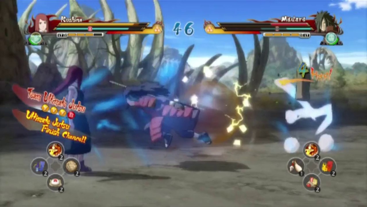 Madara Uchiha VS Kushina Uzumaki In A Naruto Shippuden Ultimate Ninja Storm Revolution Match / Battle / Fight