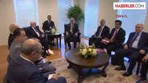 Erdoğan Irak Cumhurbaşkanı ve Filistin Devlet Başkanı ile Görüştü