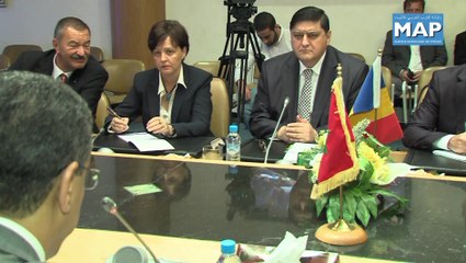 عزيز رباح يجري مباحثات مع وزير الاقتصاد الروماني