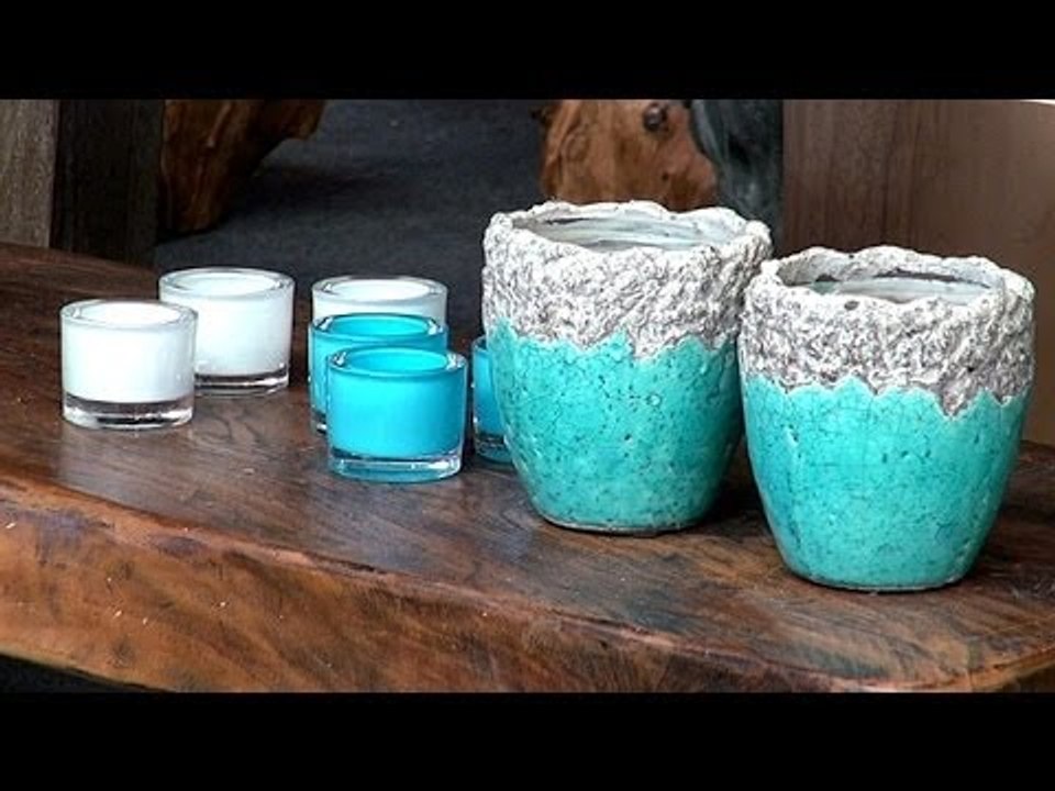 Türkis ist Farbe der Saison (Deko-Trends für den Garten)