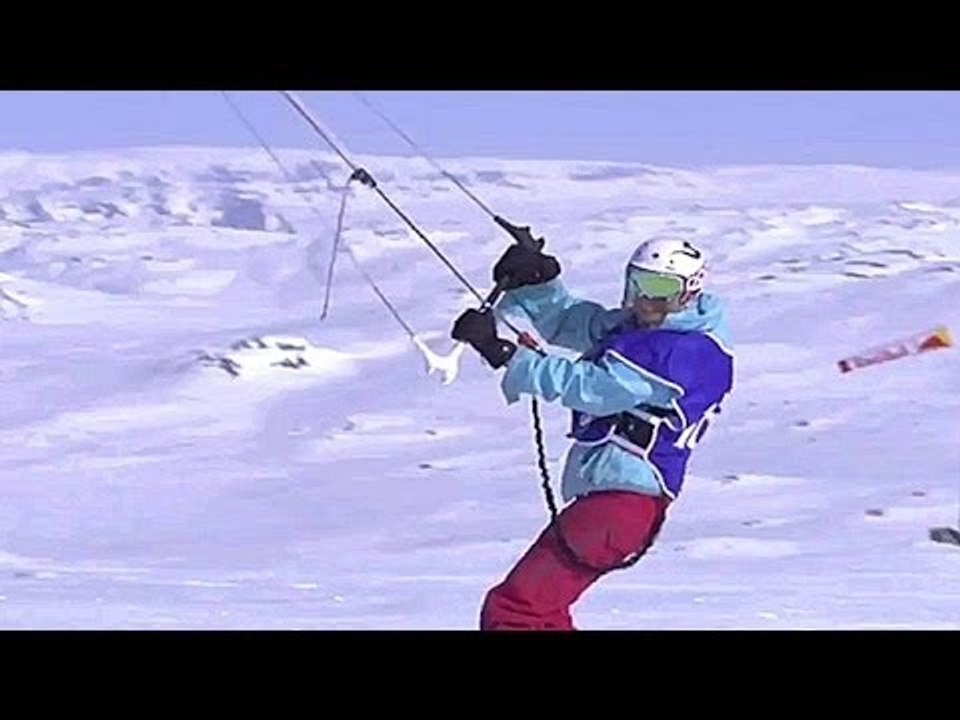 Härtestes Rennen der Welt (200 Snowkiter jagen durch die Schneewüste)