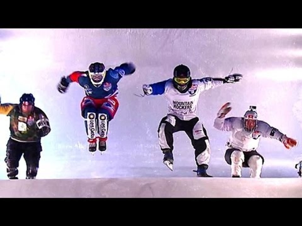 Downhill im Eiskanal (Ice Cross Saisonfinale 2014)