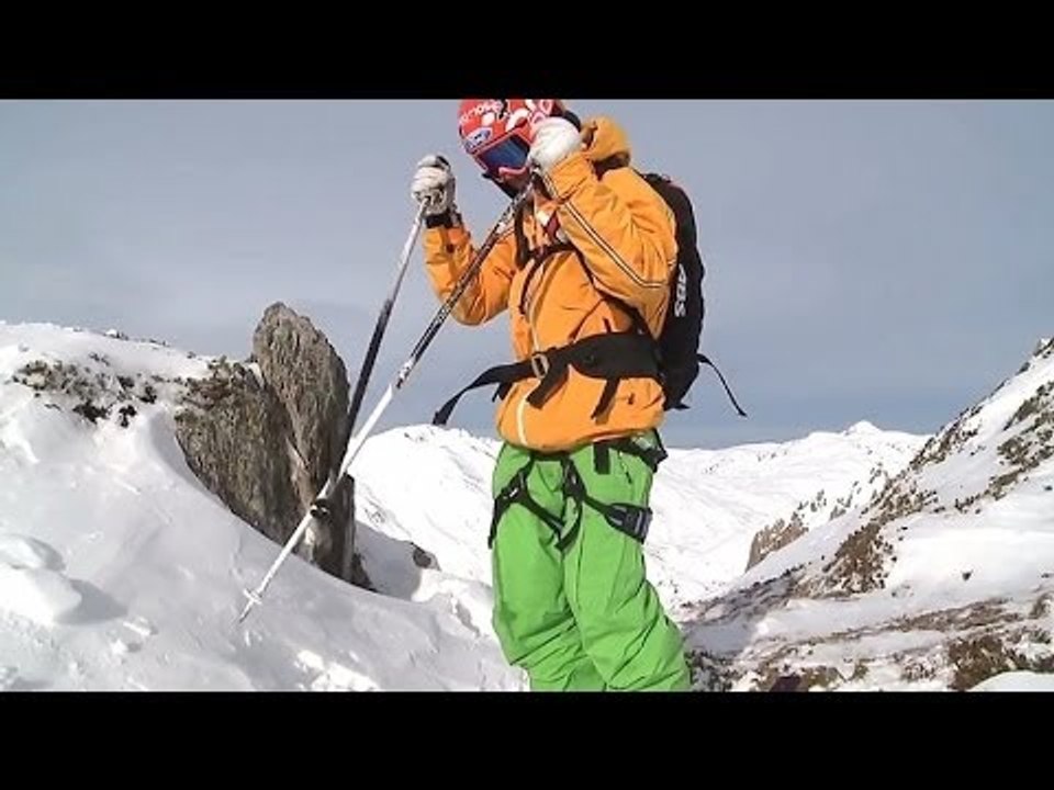 Lawinenunglück gefilmt - Skiunfall - Lawine