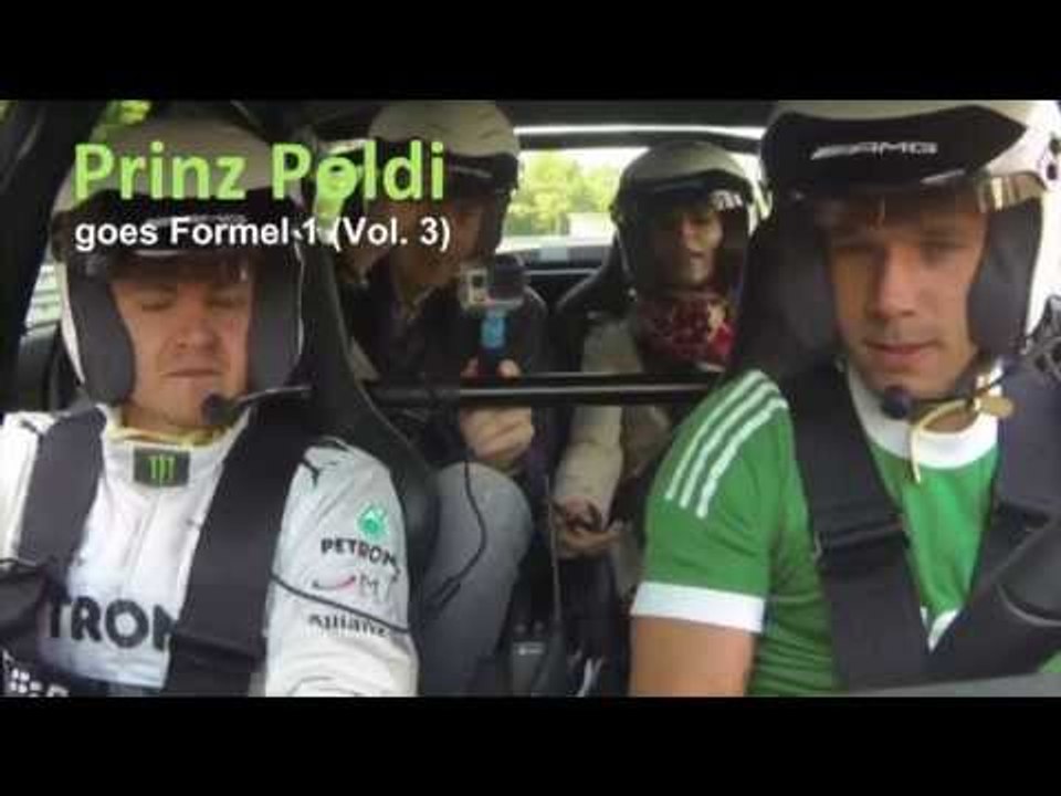 Prinz Poldi goes Formel 1 (Vol. 3) Lukas Podolski trifft Nico Rosberg