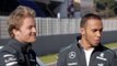 Nico Rosberg and Lewis Hamilton in: Formel 1 -  F 1 - Grand Prix Backstage (13): Braking - Bremsen