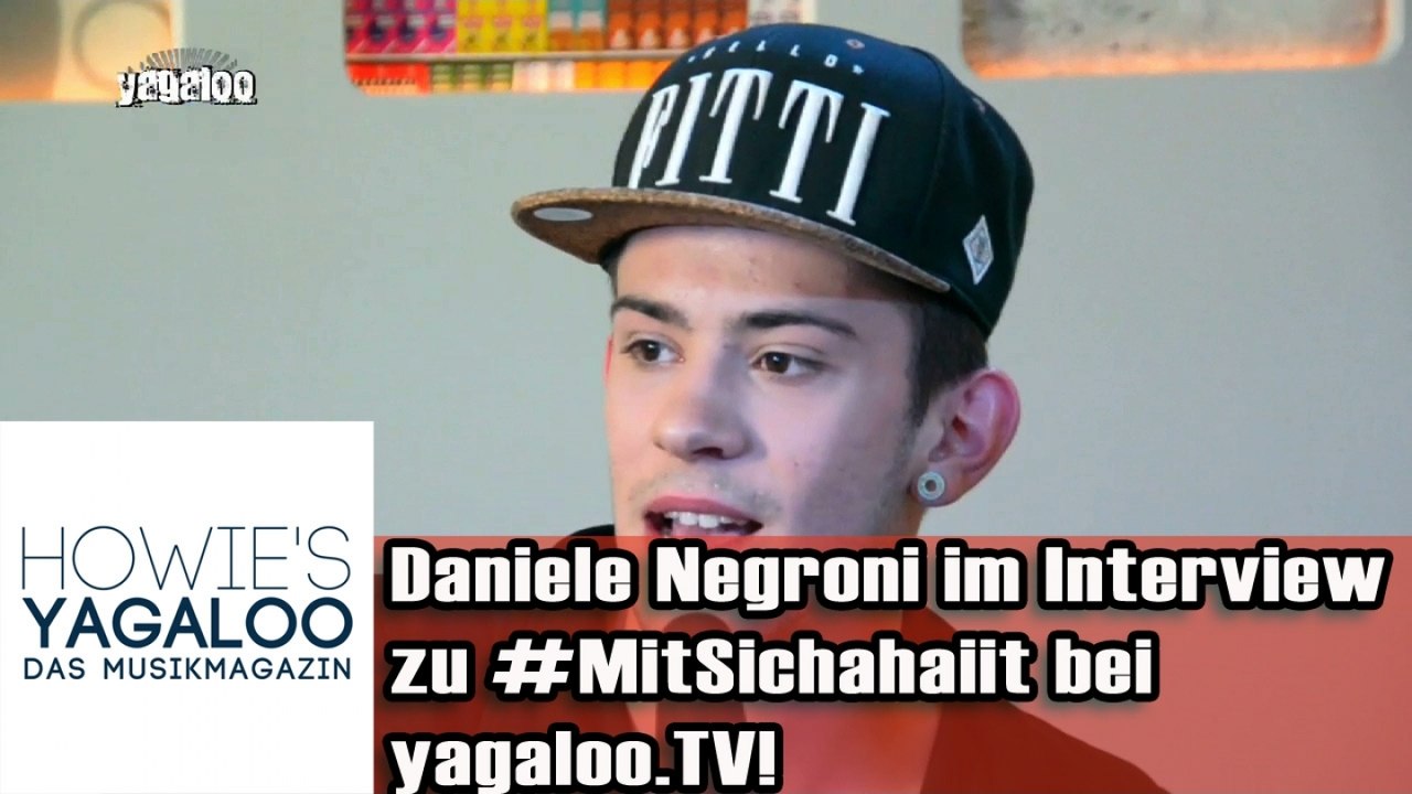 Daniele Negroni im Interview zur Tour #mitsichahaiit