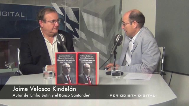 Jaime Velasco Kindelán, autor de 'Emilio Botín y el Banco Santander'. 25-9-2014