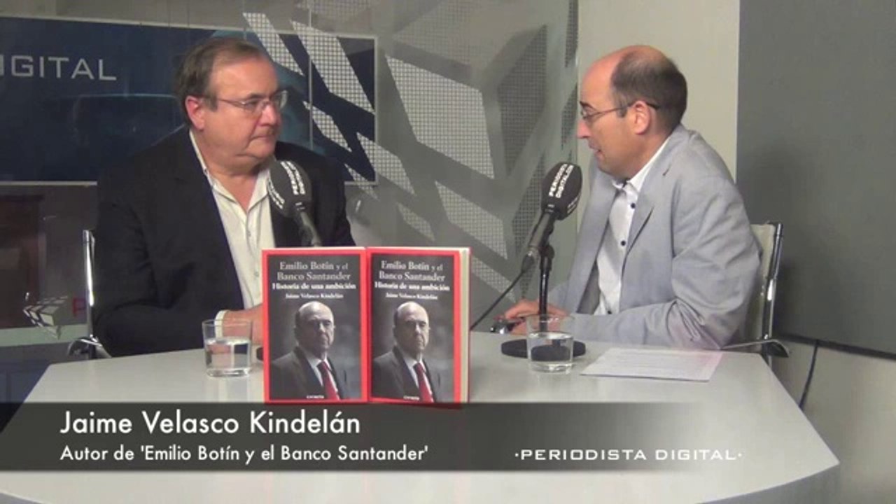Jaime Velasco Kindelán, autor de 'Emilio Botín y el Banco Santander'. 25-9-2014