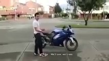 Awesome bike destroyed in car accident