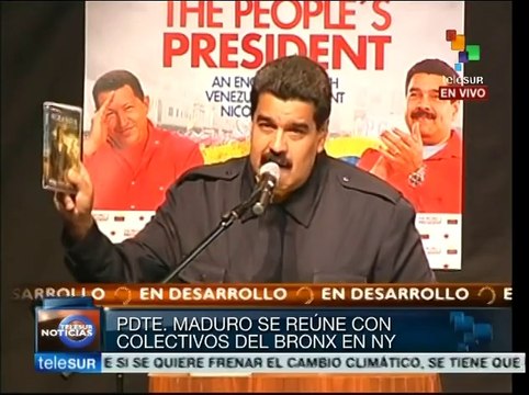 Maduro obsequia películas y documentales a colectivos del Bronx