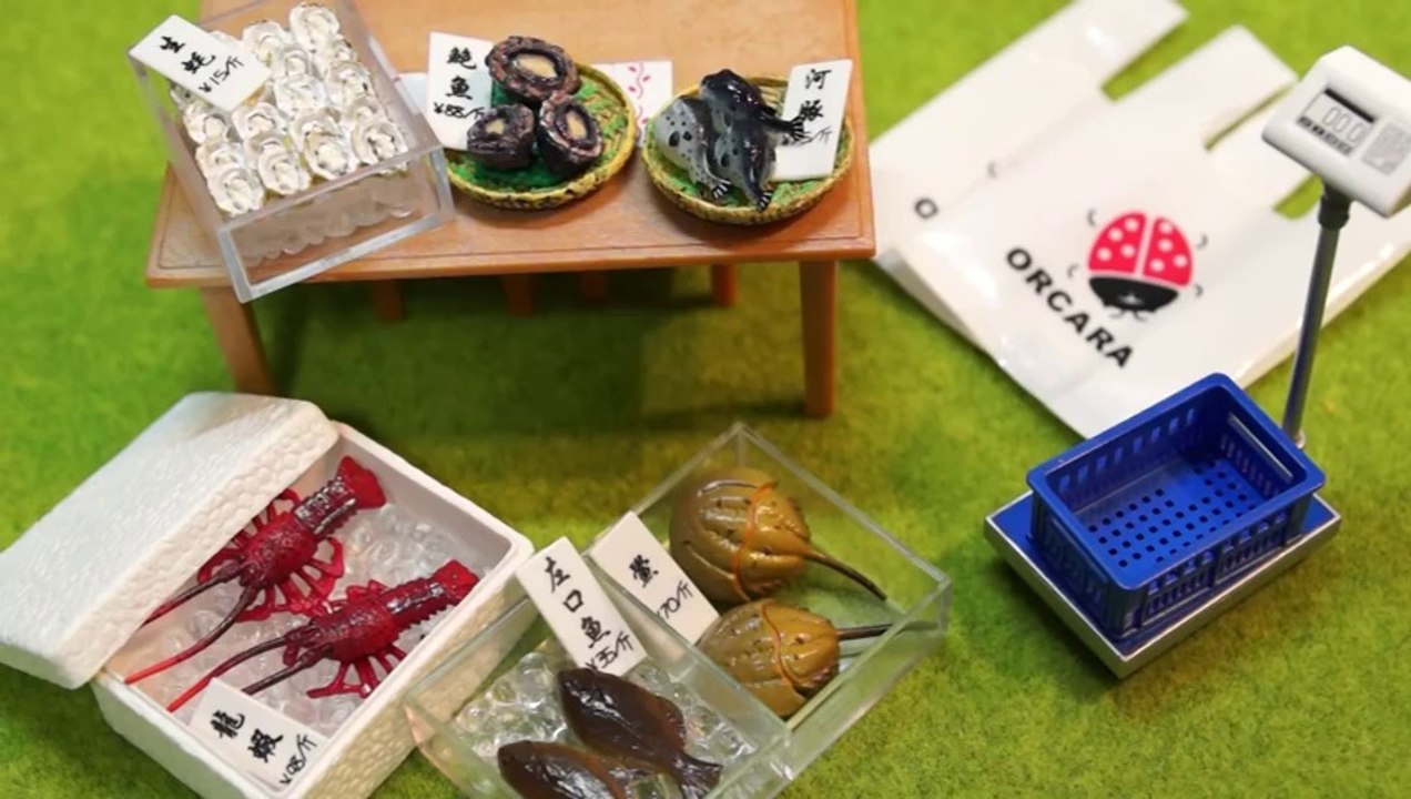【Miniature】ミニチュア海産市場Seafood set