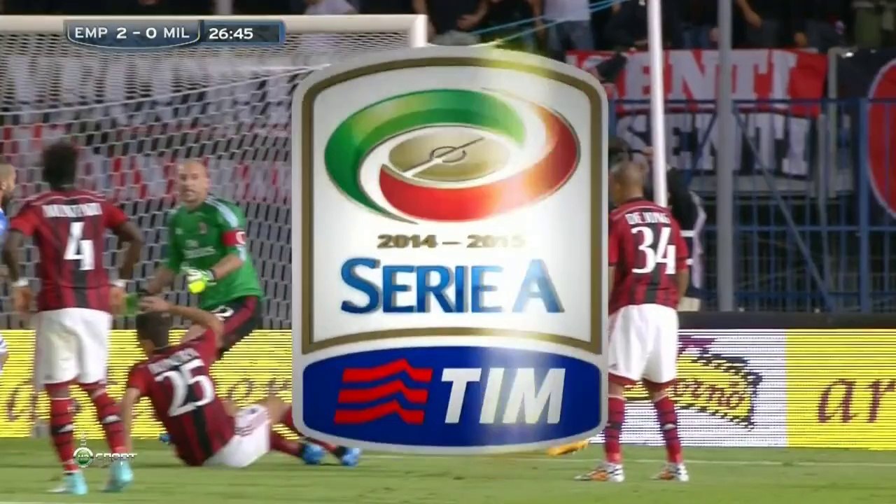 14 SA04 EMPOLI AC MILAN ( 1ère mi-temps)