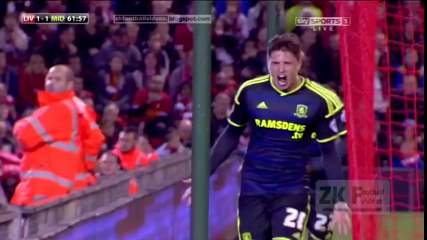 Liverpool 2-2 Middlesbrough – Capital One Cup & Highlights