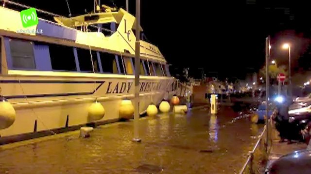 Altre immagini maltempo a Rimini 30 alberi caduti, molti finiti sulle auto in sosta
