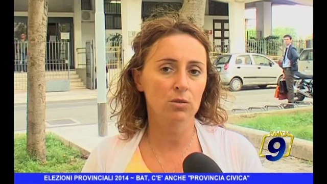 ELEZIONI PROVINCIALI 2014 | Bat, c'è anche Provincia Civica