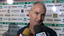 Crotone-Catania: il presidente Raffaele Vrenna e mister Drago in mixed zone