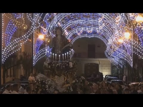 Teverola (CE) - Festa S.Giovanni 2014, spettacolo piromusicale e processione (22.09.14)