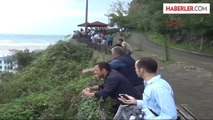 Giresun? da Fırtına ve Kabaran Dalgalar Etkili Oldu, Karadeniz Sahil Yolu Ulaşıma Kapandı 3