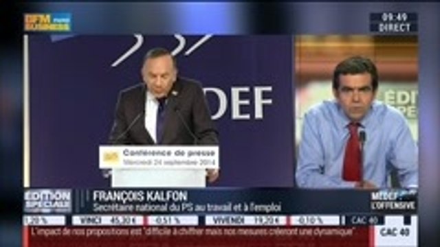 Edition spéciale: Conférence de presse du Medef: les décryptages de Nicolas Doze, Jean-Claude Ducatte et François Kalfon – 24/09 2/2