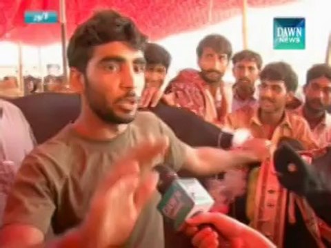 Sacrificial animal Gullu Butt at Lahore cattle market