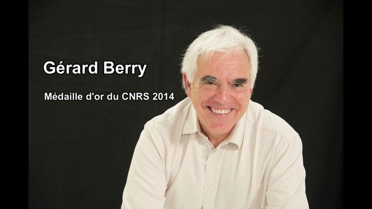 Gérard Berry, 2014 CNRS Gold Medal
