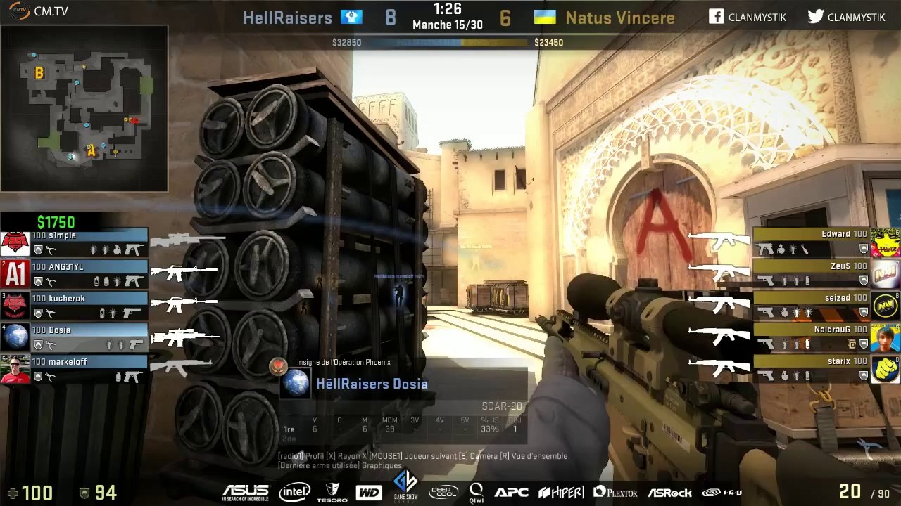 Natus Vincere vs HellRaisers CM.TV GAMESHOW