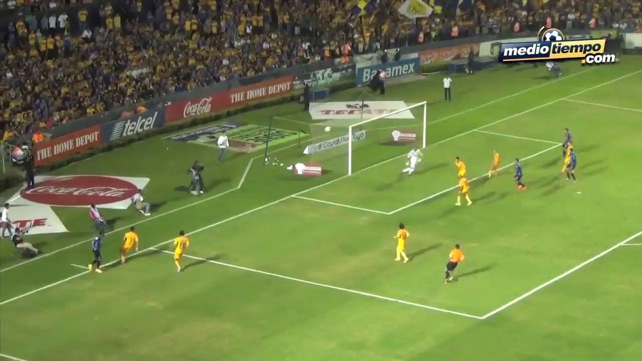 El gol del: Tigres vs Querétaro (1- 0)