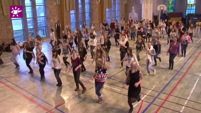 telethon 2013 preparation flash mob au lycée st denis