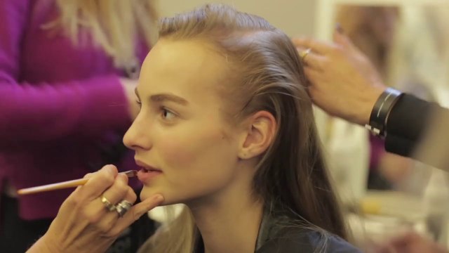 Anthony Vaccarello hair by Anthony Turner