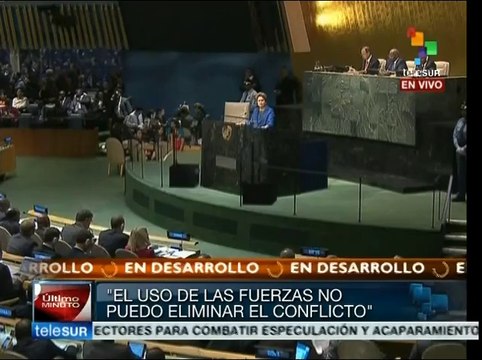 Rousseff rechaza en la ONU ataques bélicos contra Irak y Siria