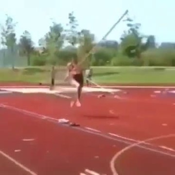 Неудачный прыжок с шестом