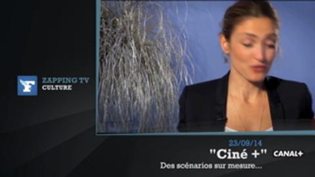Zapping TV : Julie Gayet : J'ai reçu des scénarios d'agent secret et de femme flic