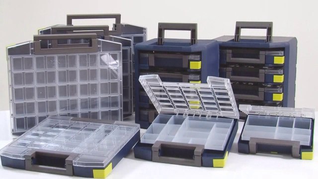 UO60677 - Casier métallique 40 tiroirs en polypropylène - toolatelier.com