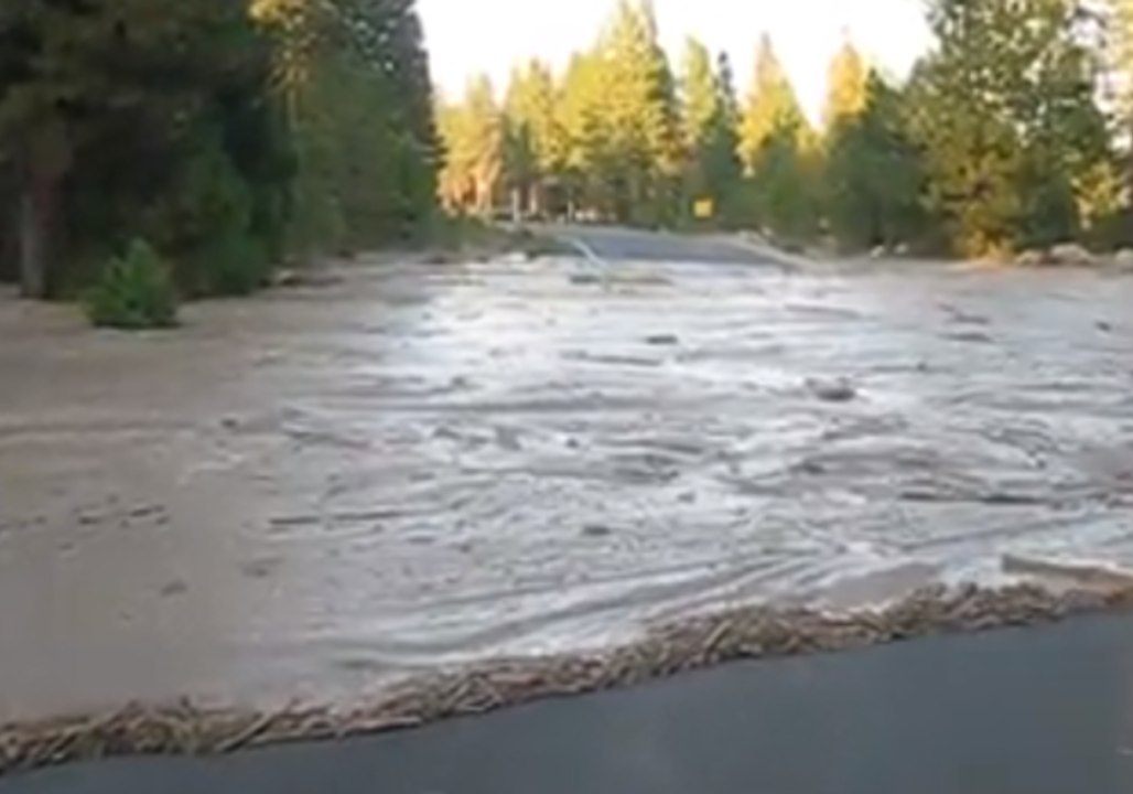 Dam Rupture Forces Mudslides and Debris Down Mt Shasta