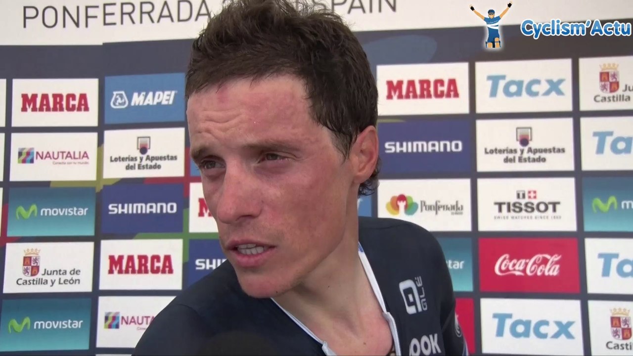 Mondiaux - Ponferrada 2014 : Sylvain Chavanel après le chrono'
