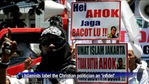 Indonesian radicals protest against new Jakarta governor