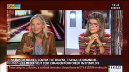 Clara Gaymard et Florence Poivey, dans Le Grand Journal - 24/09 2/2