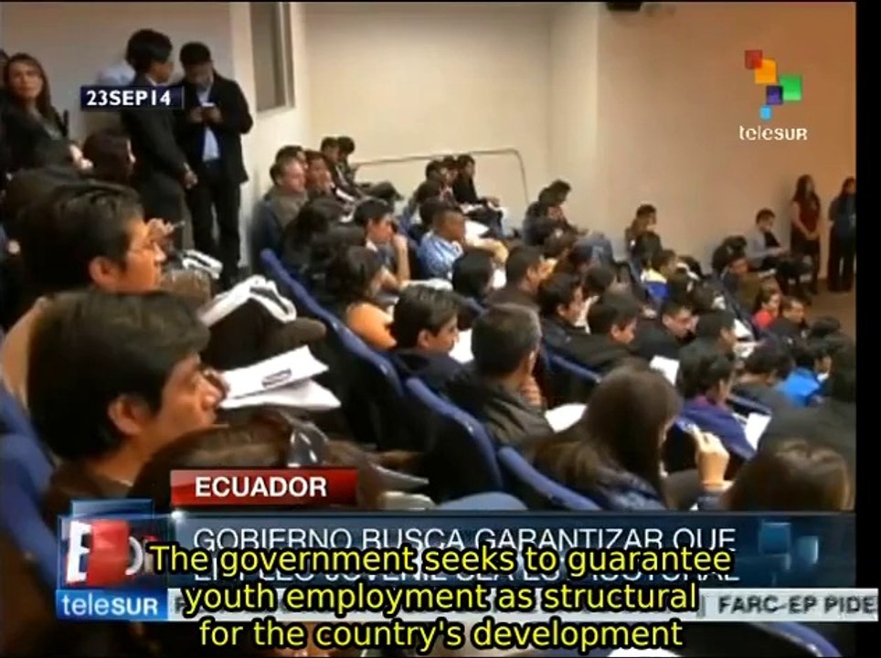 Ecuador continues to reduce youth unemployment