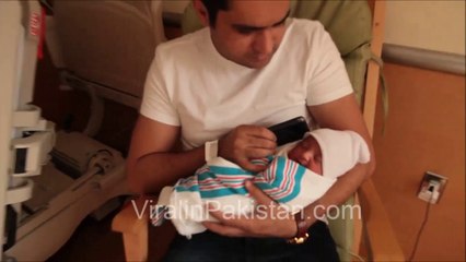 Maulana Tariq Jameel says Azaan in ears of Veena Malik's Son Abram