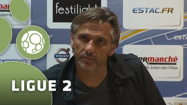 Conférence de presse ESTAC Troyes - Chamois Niortais (4-1) : Jean-Marc FURLAN (ESTAC) - Régis BROUARD (NIORT) - 2014/2015