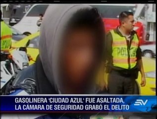 Video ayuda a detener a delincuentes que robaron gasolinera en Tungurahua